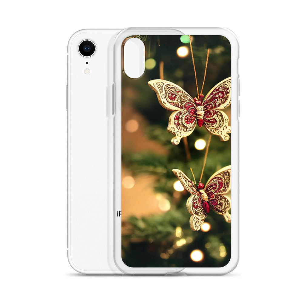 iPhone Case - Butterfly Christmas Ornaments