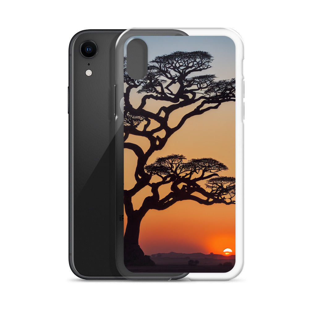 iPhone Case - African Vista - Acacia Tree at Sunset