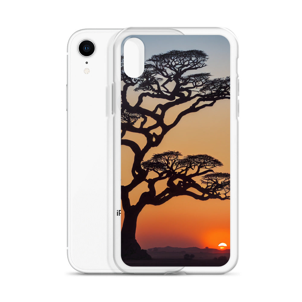 iPhone Case - African Vista - Acacia Tree at Sunset