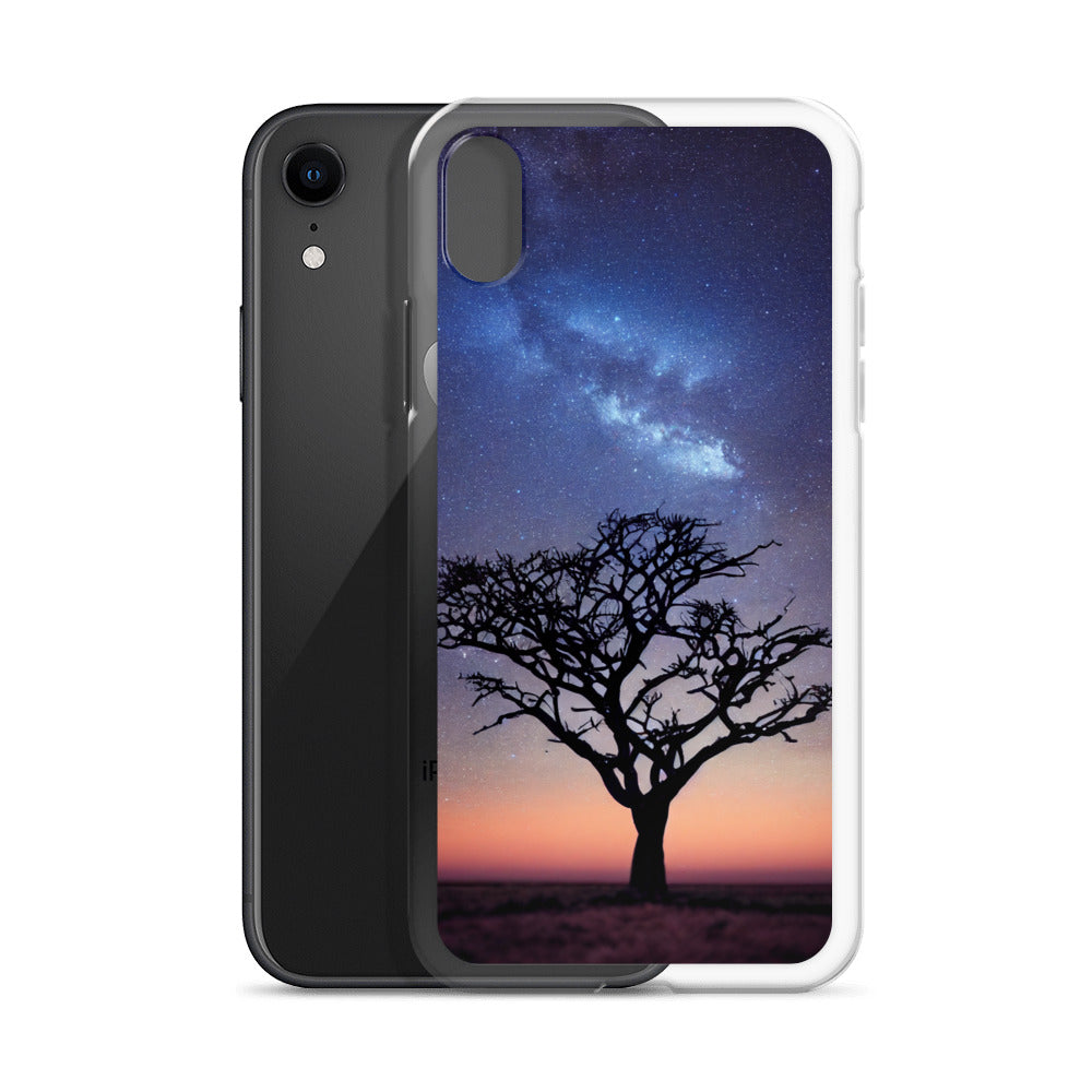 iPhone Case - African Vista - Acacia Under the Milky Way