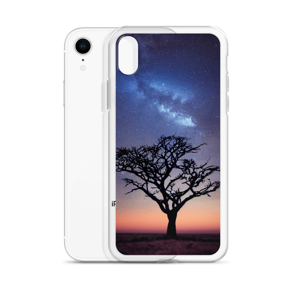 iPhone Case - African Vista - Acacia Under the Milky Way