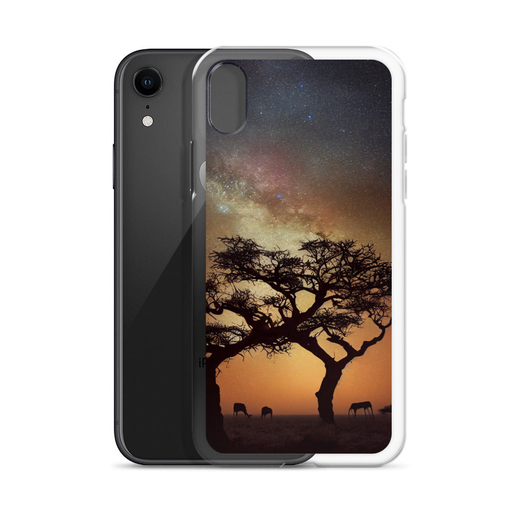 iPhone Case - African Vista - Acacia Under the Milky Way