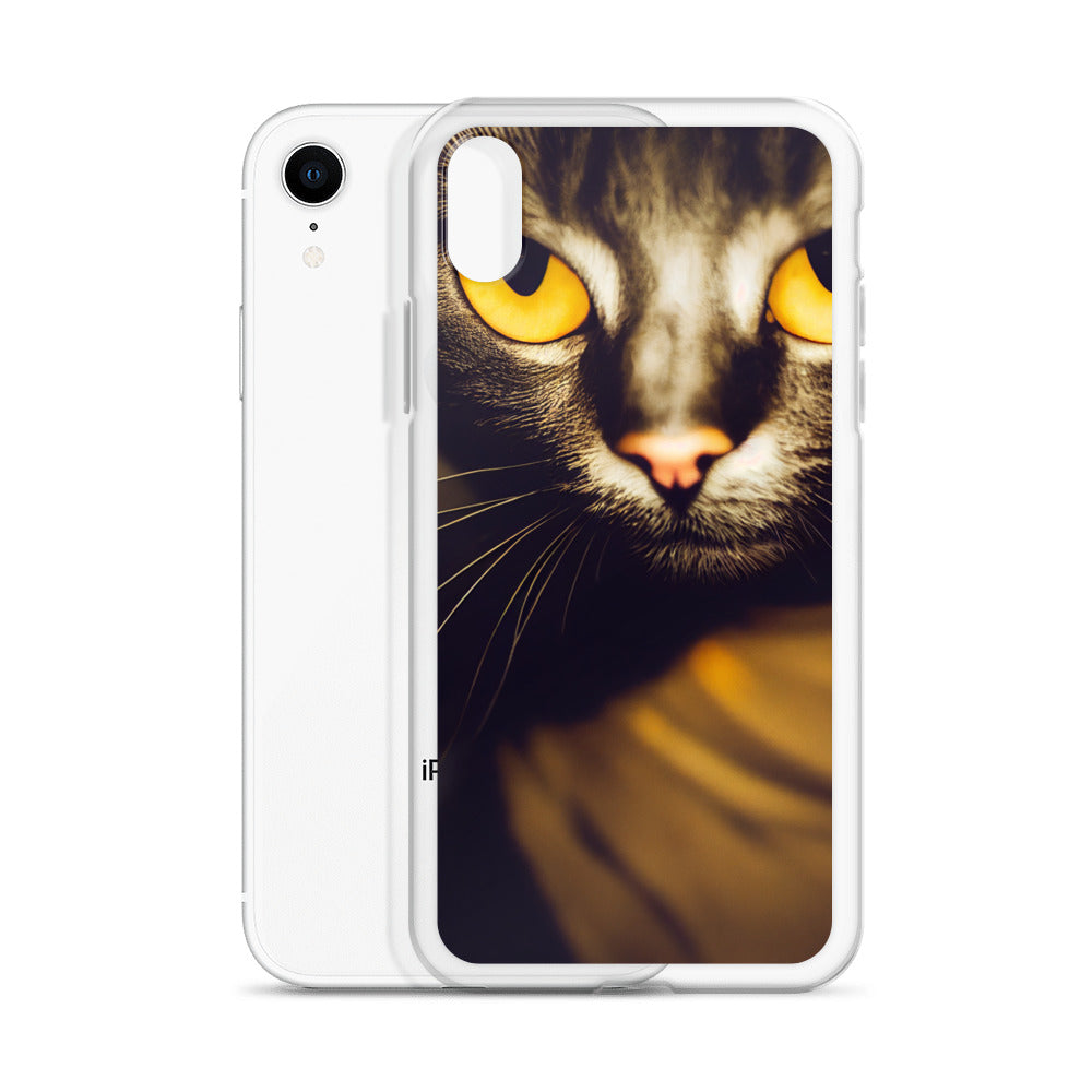 iPhone Case - Yellow Eyed Tabby Cat