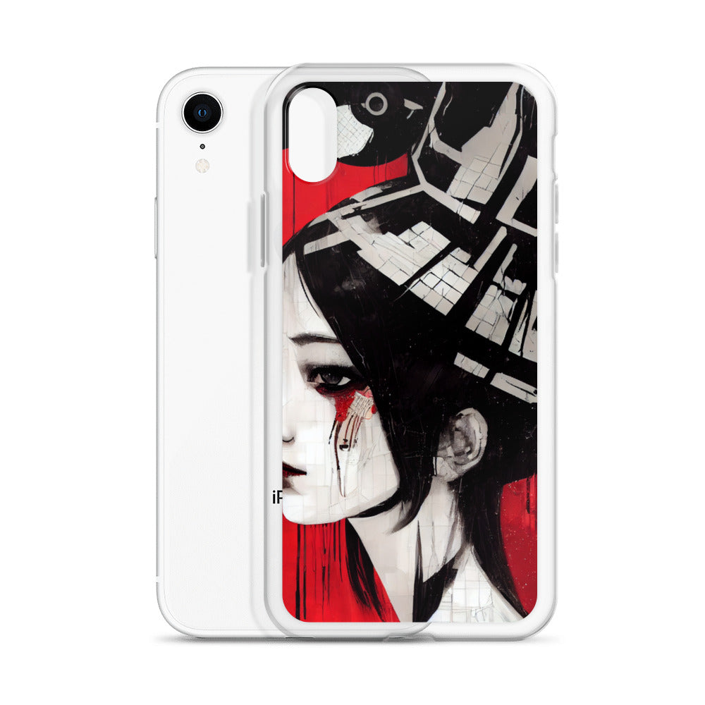 iPhone Case - Cyberpunk Geisha Girl