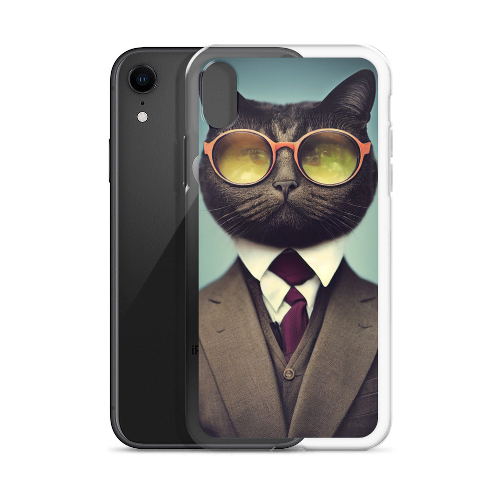 iPhone Case - Business Cat Accountant