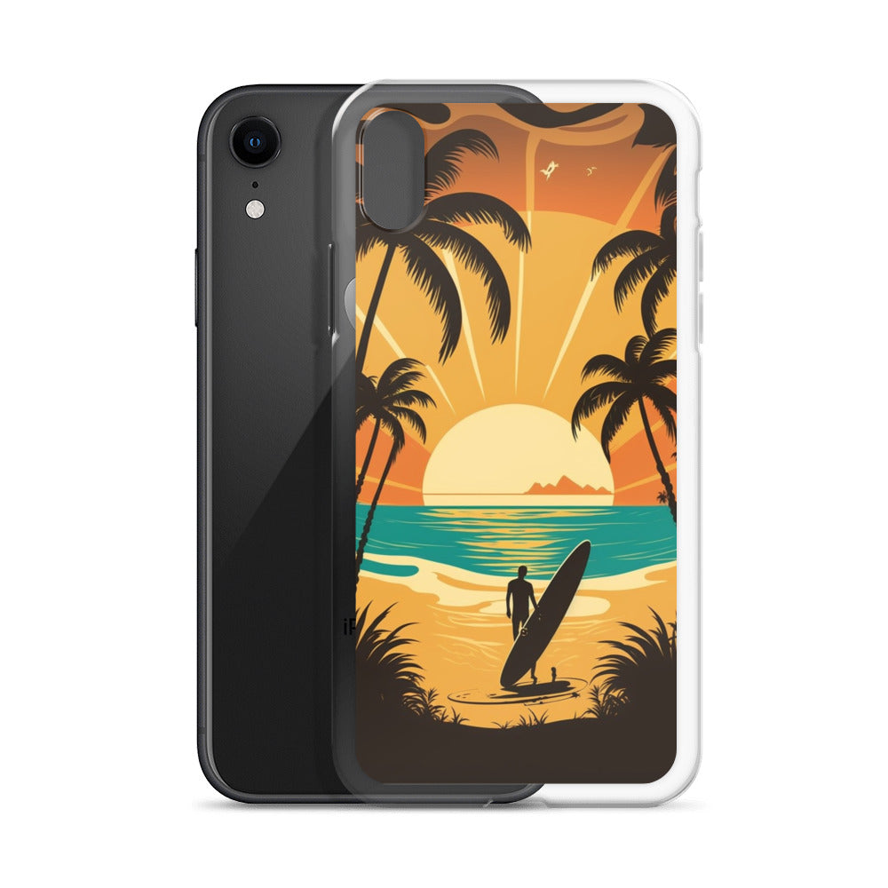 iPhone Case - Sunset Surfer