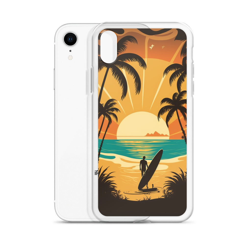 iPhone Case - Sunset Surfer