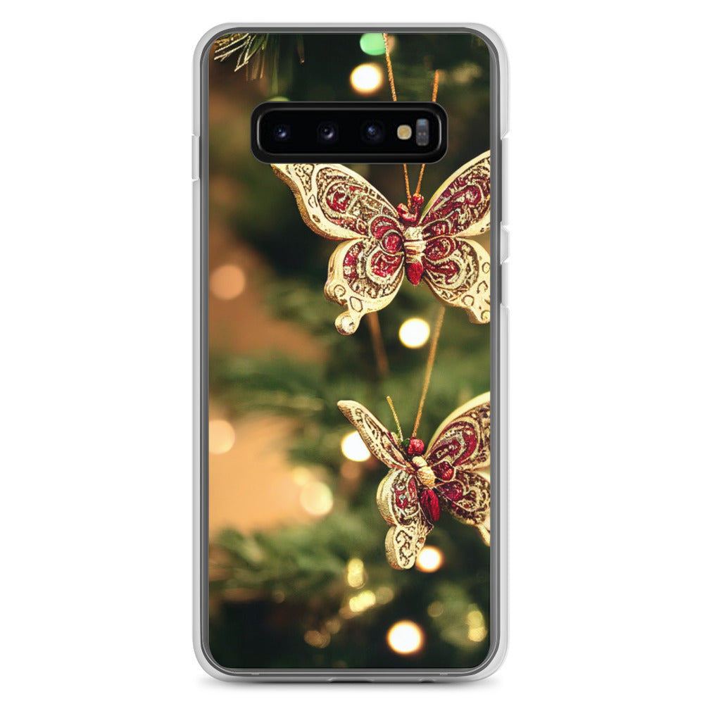 Samsung Case - Christmas Butterfly Ornaments