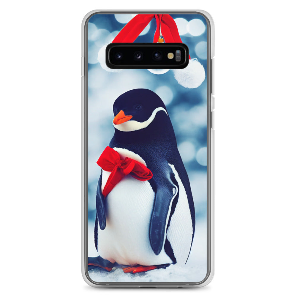 Samsung Case - Christmas Bow Penguin