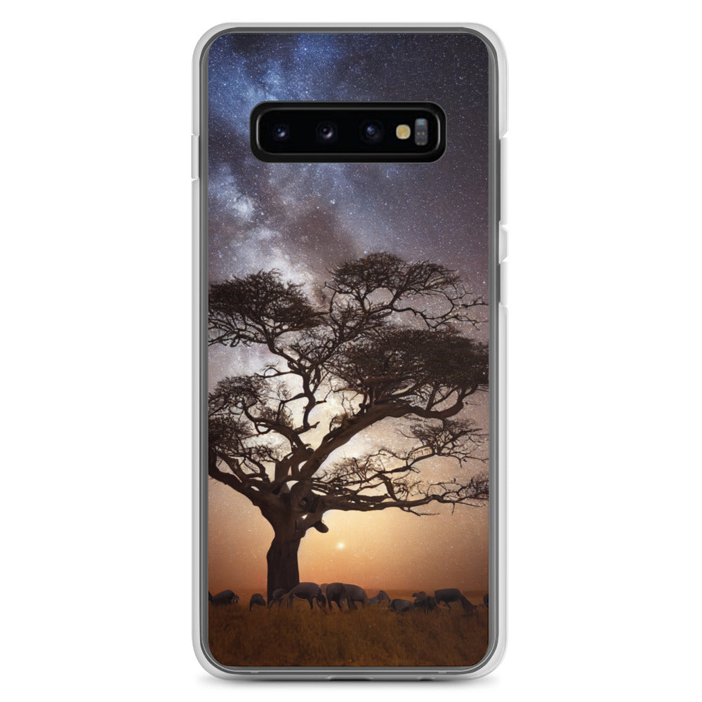 Samsung Case - African Vista - Acacia Tree Under the Milky Way