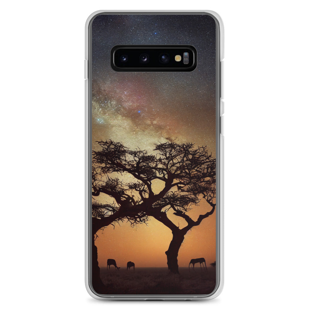 Samsung Case - African Vista - Acacia Tree Under the Milky Way