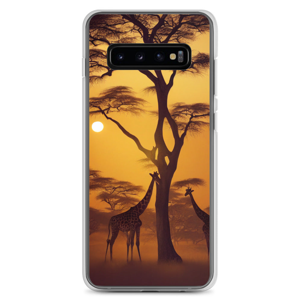 Samsung Case - African Vista - Giraffes Under the Acacia Tree