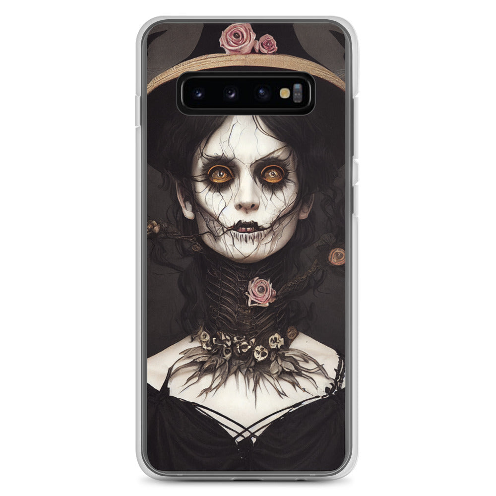 Samsung Case - Halloween Witch in Rose Hat