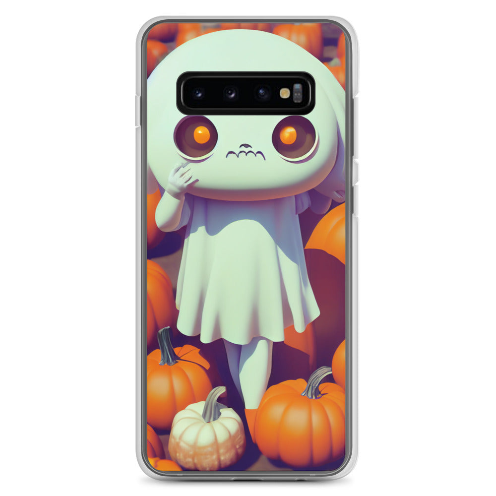 Samsung Case - Halloween Ghost Girl in Pumpkin Patch