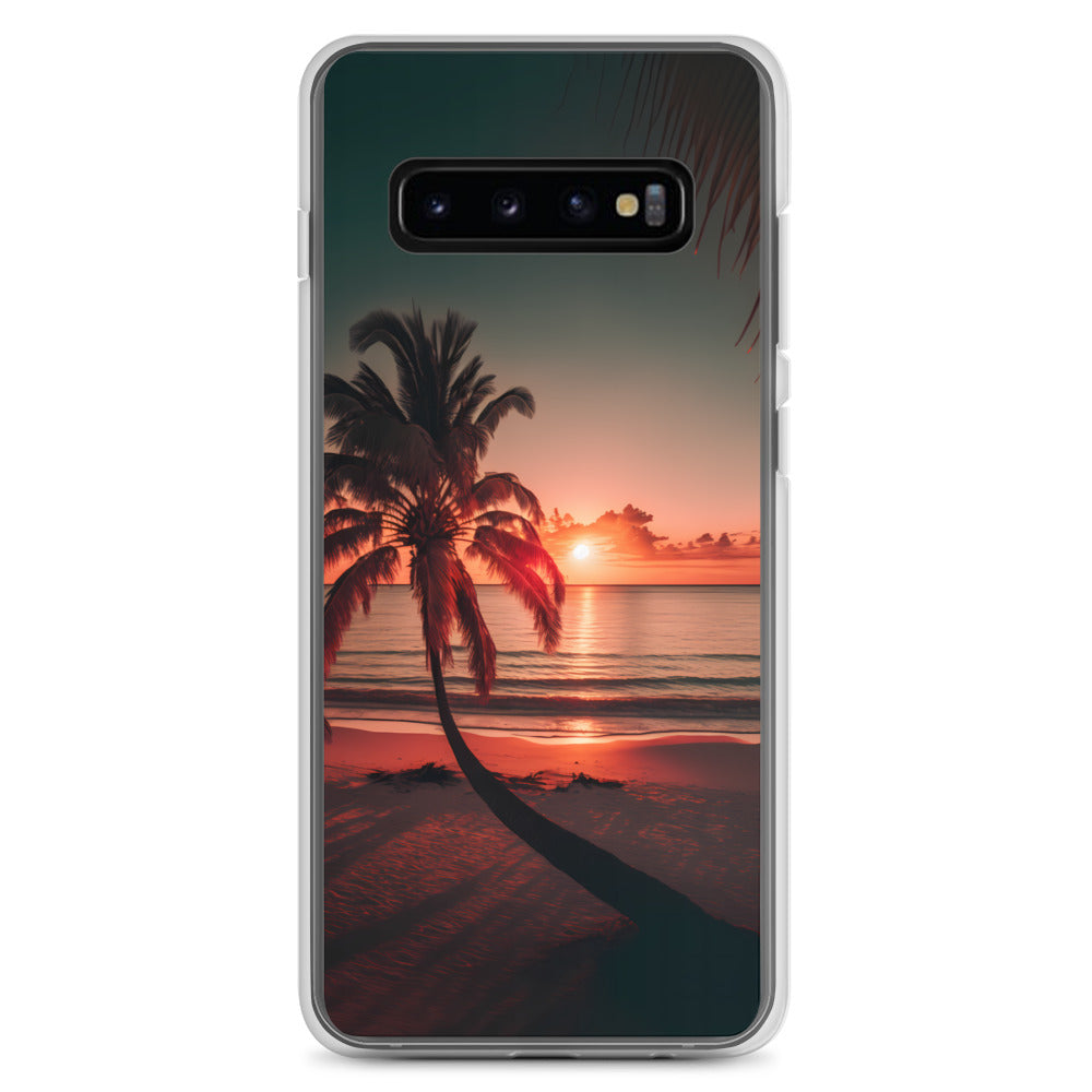 Samsung Case - Beach Life - Palm Shadows at Sunset