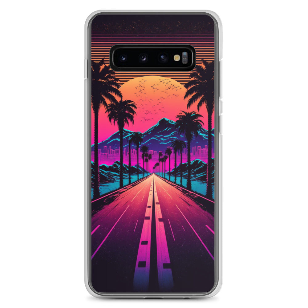 Samsung Case - Synthwave Big Sunset