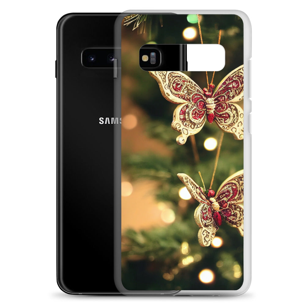 Samsung Case - Christmas Butterfly Ornaments