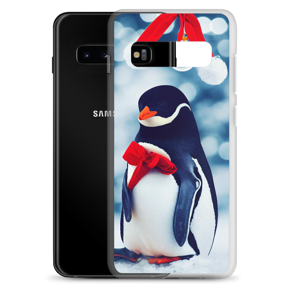 Samsung Case - Christmas Bow Penguin