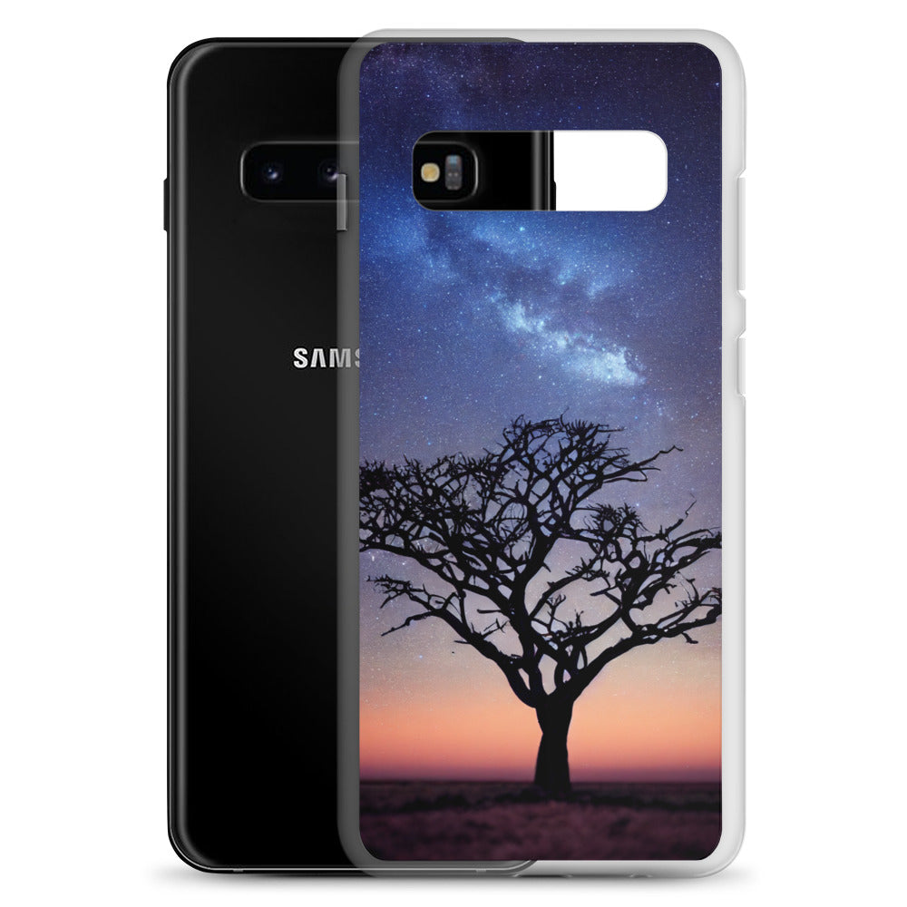 Samsung Case - African Vista - Acacia Tree Under the Milky Way