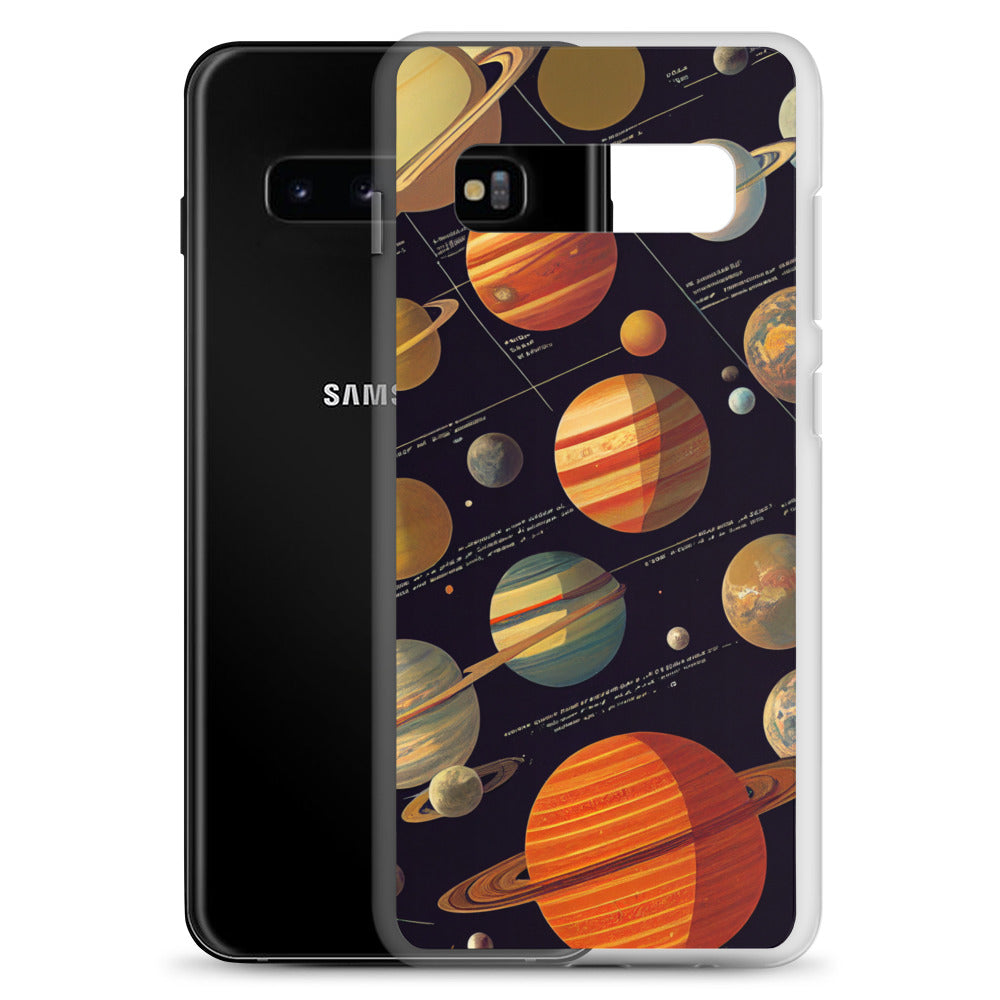 Samsung Case - Map of the Planets