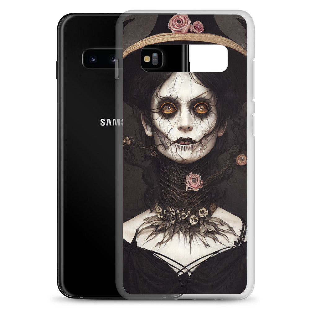 Samsung Case - Halloween Witch in Rose Hat