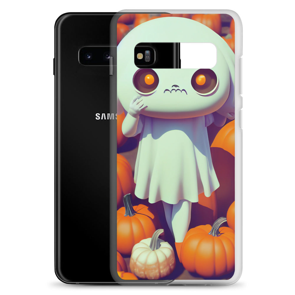 Samsung Case - Halloween Ghost Girl in Pumpkin Patch