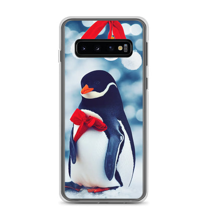 Samsung Case - Christmas Bow Penguin