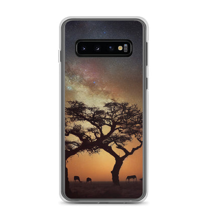 Samsung Case - African Vista - Acacia Tree Under the Milky Way