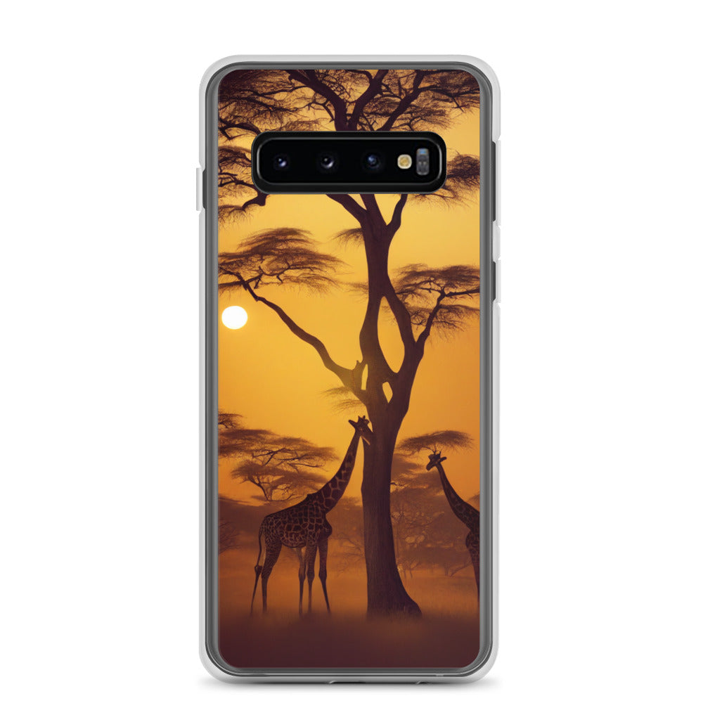 Samsung Case - African Vista - Giraffes Under the Acacia Tree