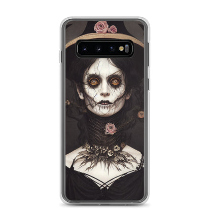 Samsung Case - Halloween Witch in Rose Hat