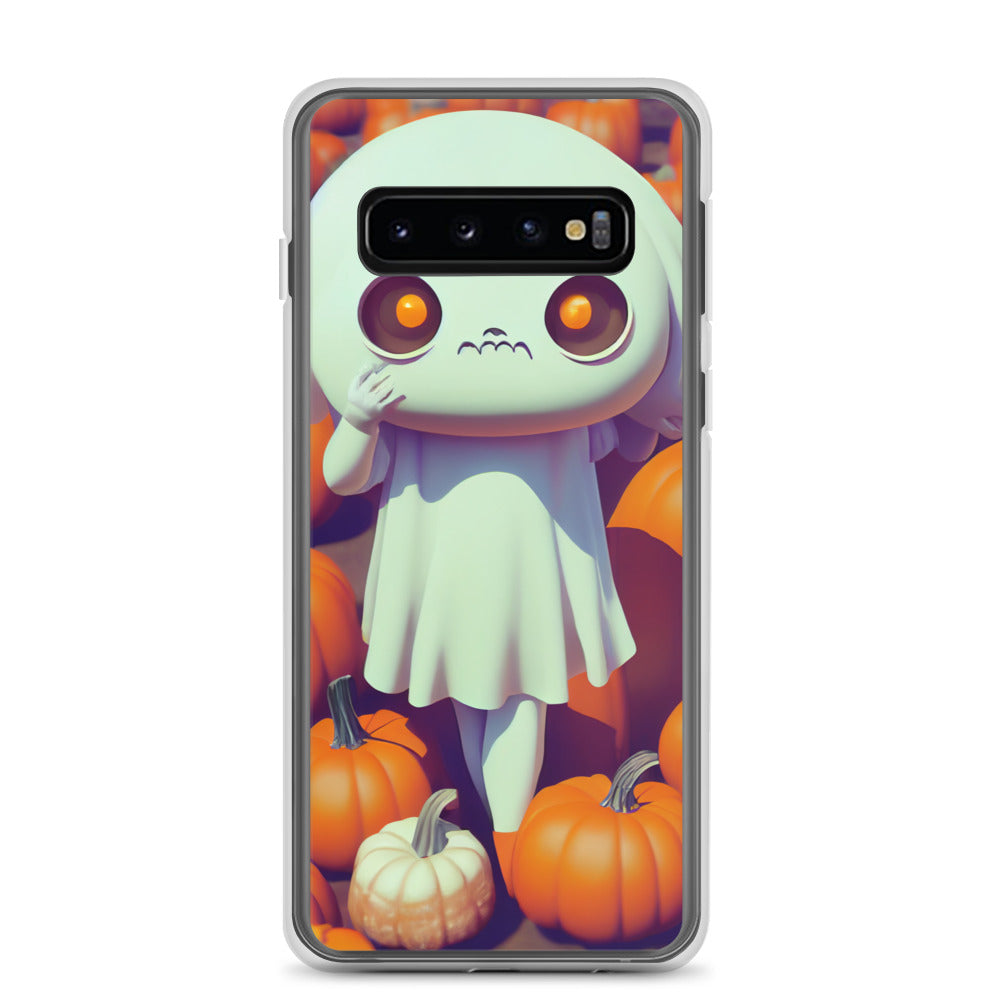 Samsung Case - Halloween Ghost Girl in Pumpkin Patch