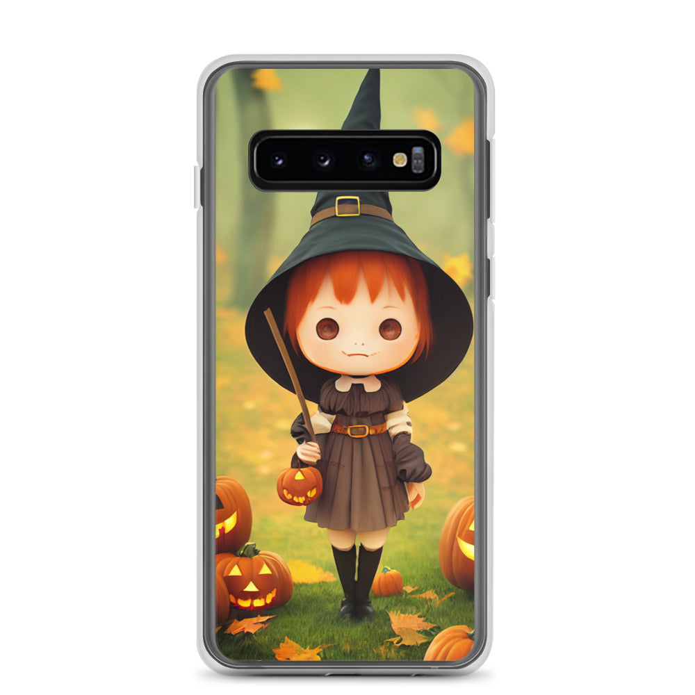 Samsung Case - Halloween Anime Red-Haired Witch