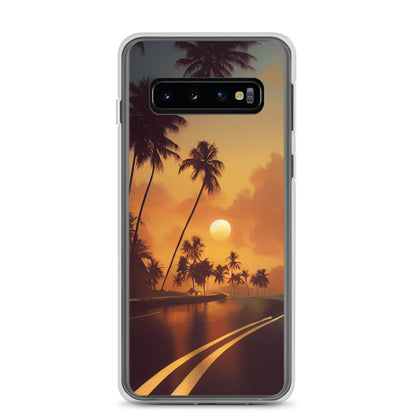 Samsung Case - Beach Life - Palm Sunset