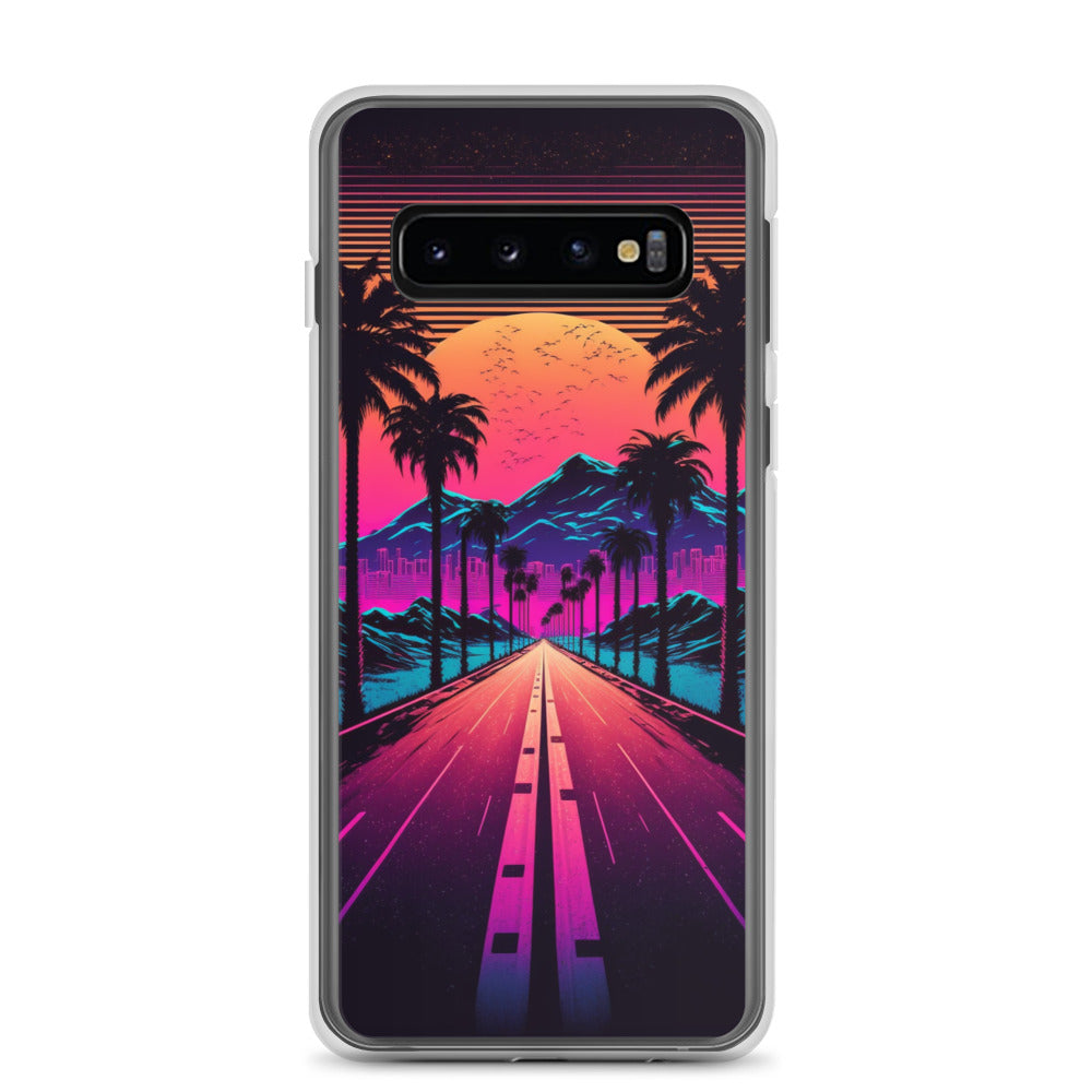 Samsung Case - Synthwave Big Sunset