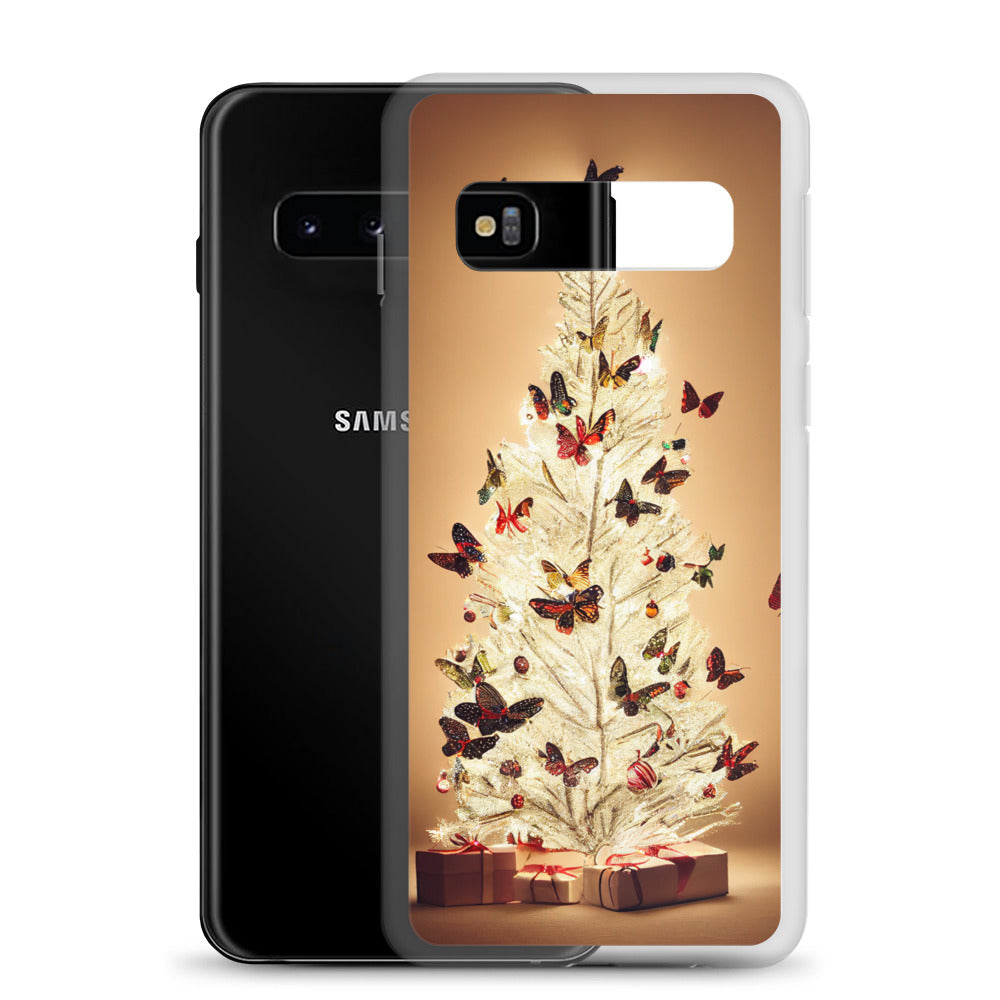 Samsung Case - Butterfly Christmas Tree