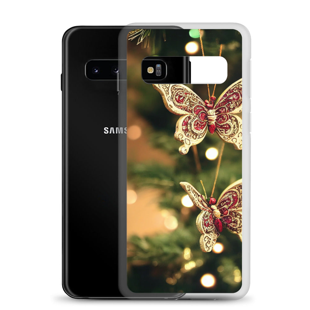 Samsung Case - Christmas Butterfly Ornaments