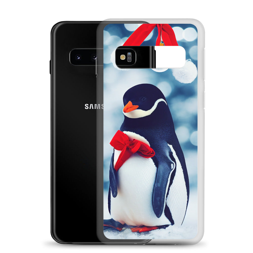 Samsung Case - Christmas Bow Penguin