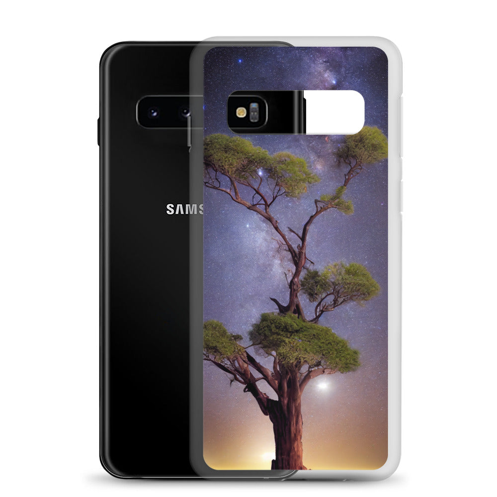 Samsung Case - African Vista - Acacia Tree Under the Milky Way