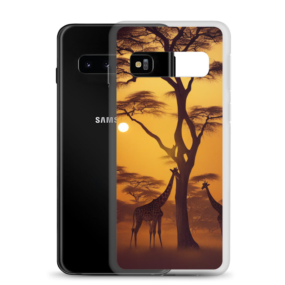 Samsung Case - African Vista - Giraffes Under the Acacia Tree