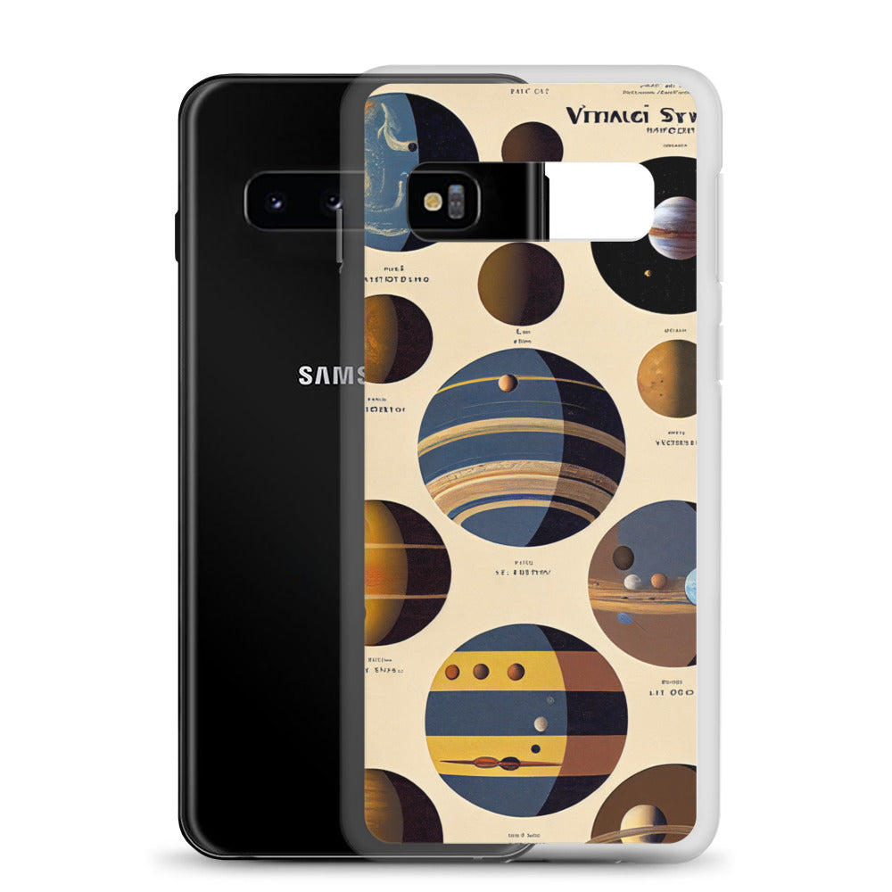 Samsung Case - Map of the Planets