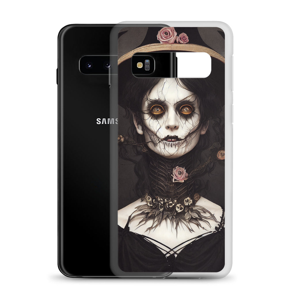 Samsung Case - Halloween Witch in Rose Hat