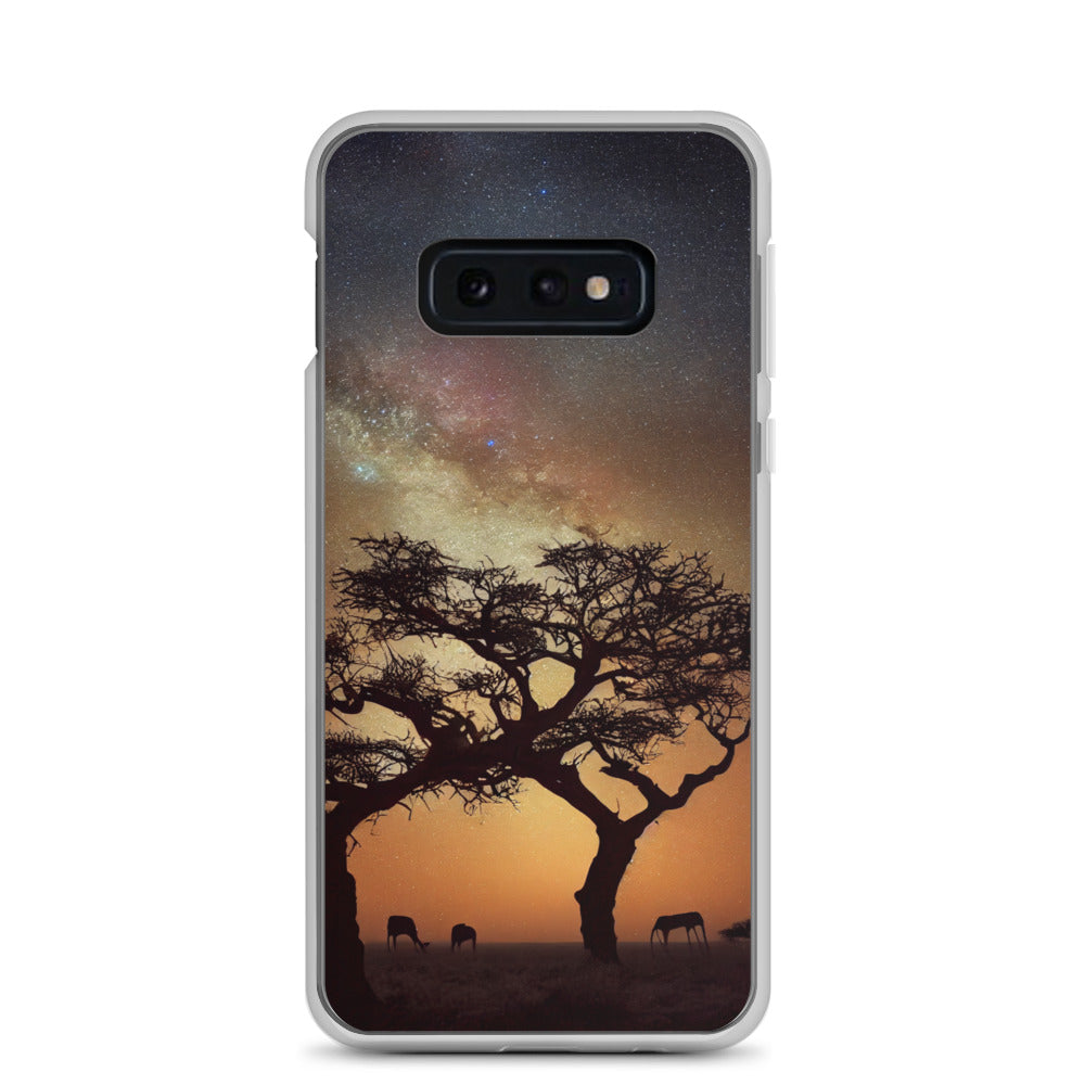 Samsung Case - African Vista - Acacia Tree Under the Milky Way