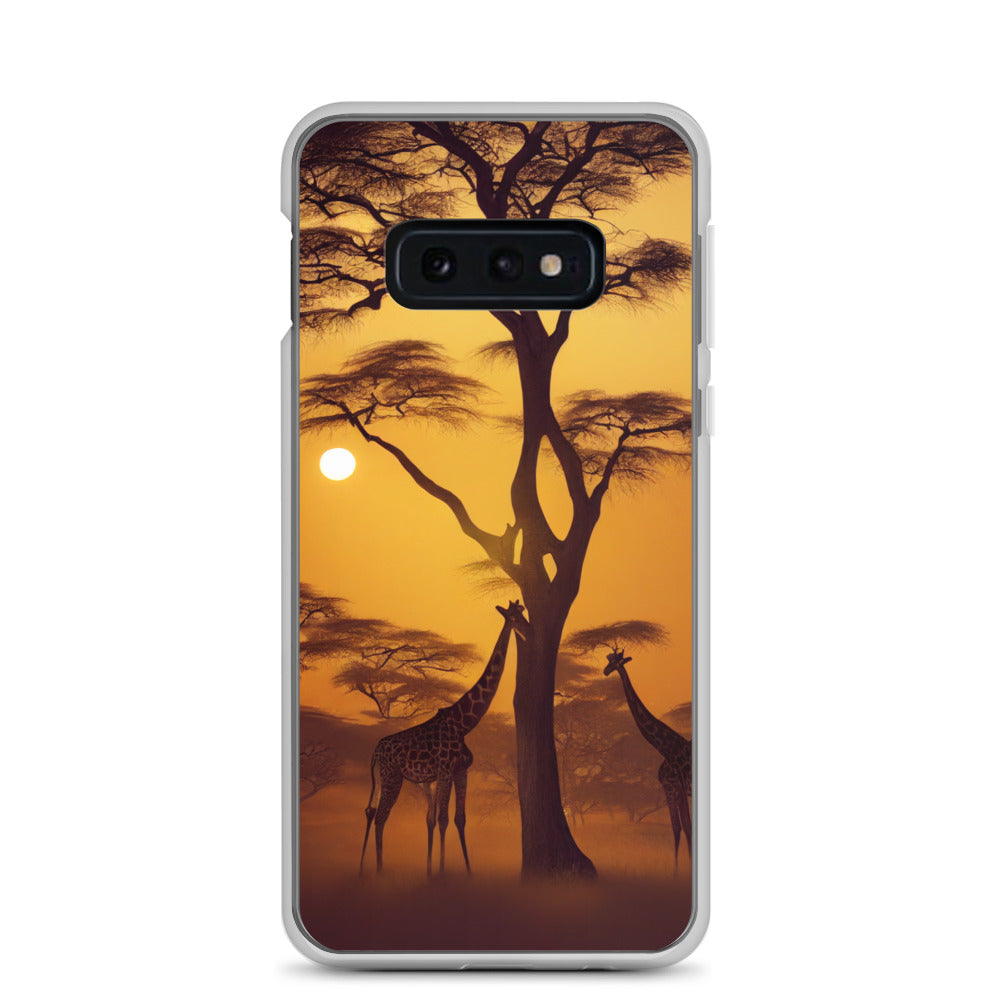 Samsung Case - African Vista - Giraffes Under the Acacia Tree