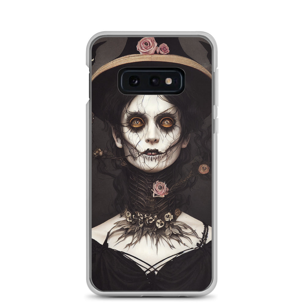 Samsung Case - Halloween Witch in Rose Hat