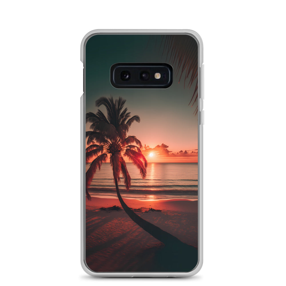 Samsung Case - Beach Life - Palm Shadows at Sunset