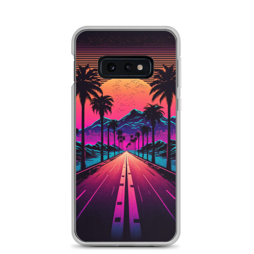 Samsung Case - Synthwave Big Sunset