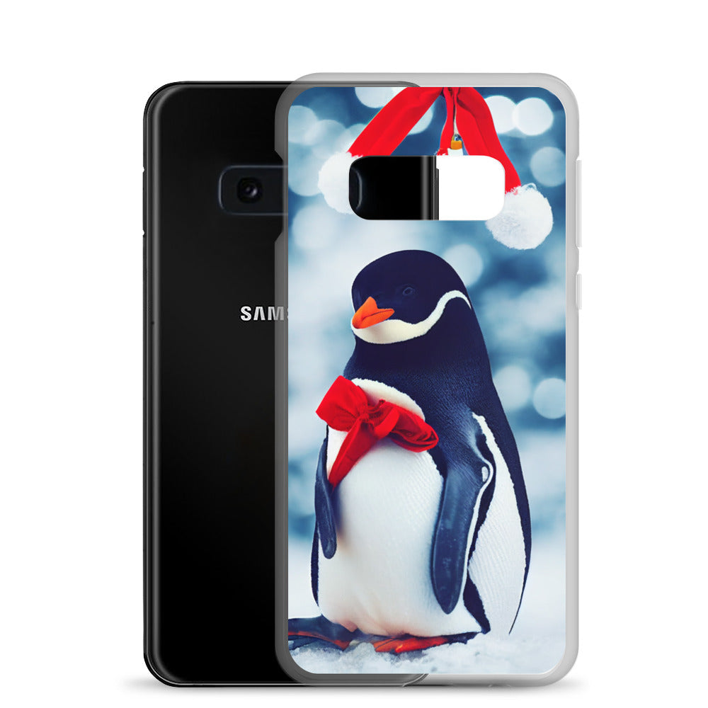 Samsung Case - Christmas Bow Penguin