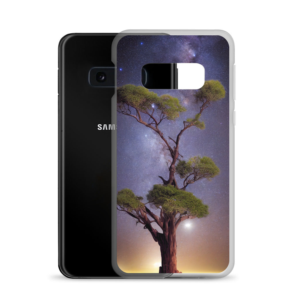 Samsung Case - African Vista - Acacia Tree Under the Milky Way