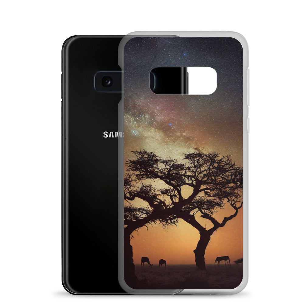 Samsung Case - African Vista - Acacia Tree Under the Milky Way