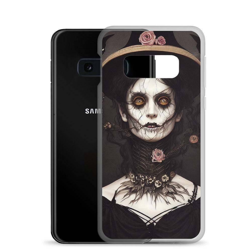 Samsung Case - Halloween Witch in Rose Hat